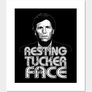 Resting Tucker Face - Tucker Carlson Posters and Art